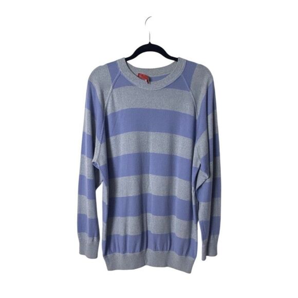 Riccardo Piacenza 100% Pure Cashmere Striped Sweater - Picture 1 of 5